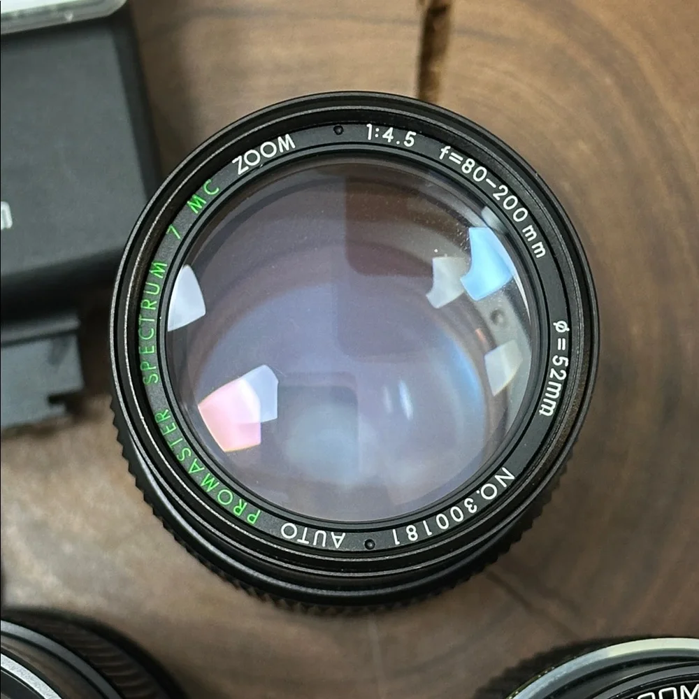 3 Camera Lenses and Flash Bundle